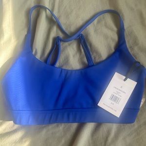 Blue. IVL collective cross back bra small